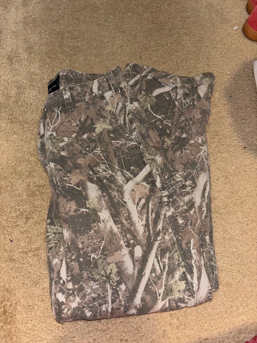 Abercrombie & Fitch Realtree-Inspired Camouflage Pants - Gray Tan